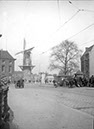 Rotterdam, alte Windmühle in der Stadt